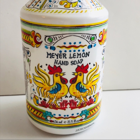 Italian Citron Lemon Kitchen Hand Soap Rooster - Picture 3 of 3